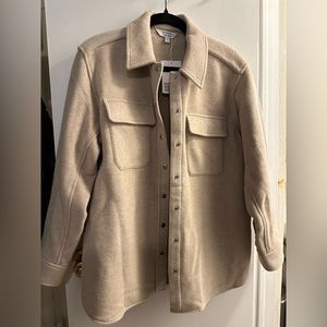 & Other Stories wool blend oversized shacket size 4